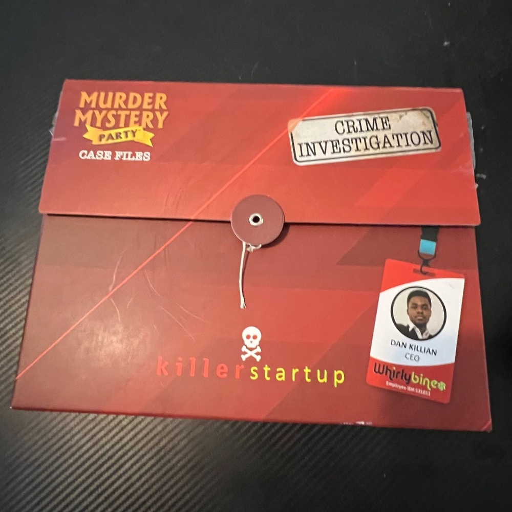 'Murder Mystery Party' Killer Start Up Game